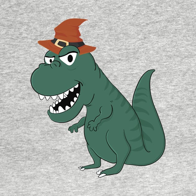 Cute Dinosaur Halloween Design by RJCatch